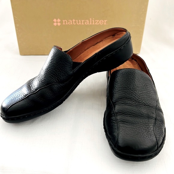 Naturalizer Shoes - Naturalizer / Leather / Black Mules